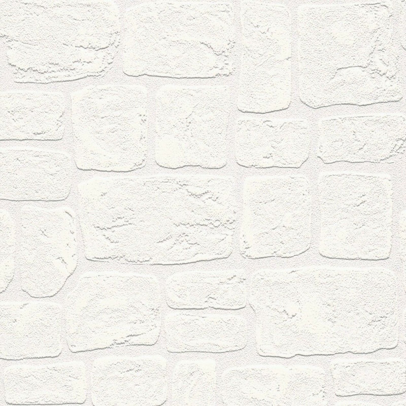 Anaglypta White Brick Effect Wallpaper 